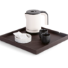 Brown Square Welcome Tray